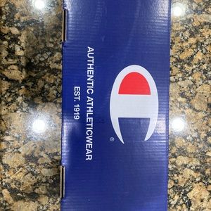 NIB Men’s Champion White Slides Sz 13